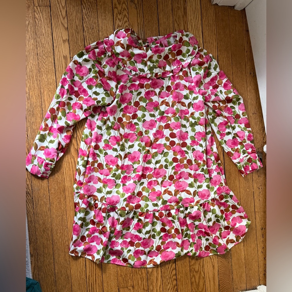 Who What Wear Pink Floral Dress - Size Medium - Picture 2 of 4
